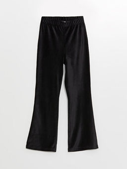 Beli Lastikli ?spanyol Pa?a Kadife K?z ?ocuk Tayt