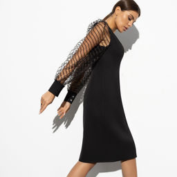 Платье, Таинственная незнакомка (black) - Charutti фото 6