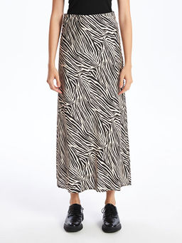 Dar Fit Desenli Kad?n Etek