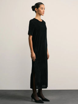 Платье - футболка из фактурной сетки / Zarina  фото 3