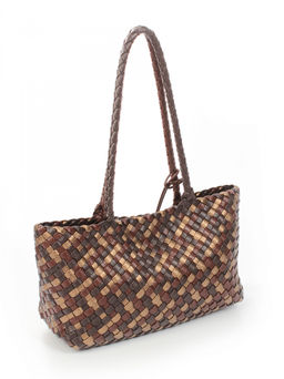 LACCOMA сумка СУ1056-мультицвет коричневый эко кожа хлопок  фото 2