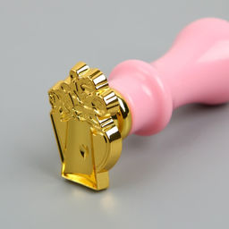 Печать для сургуча с пластиковой ручкой фигурная «Лейка с цветами», 6.3 см