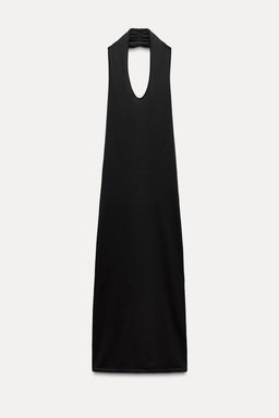 KNIT DRESS WITH OPEN BACK AND HEART APPLIQUE - Zara фото 6
