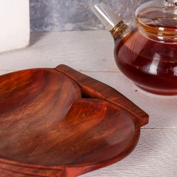 Менажница Сердечки, 30?15.5?3 см, дерево