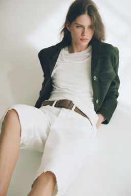 Bermudas denim con cintur?n - H&m фото 3