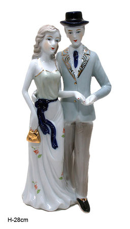 Статуэтка Влюбленные 28 см / 0829 /уп 24/ - Галеонтрейд фото 2