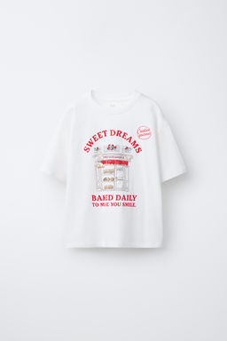 CAMISETA ESTAMPADA / Blanco