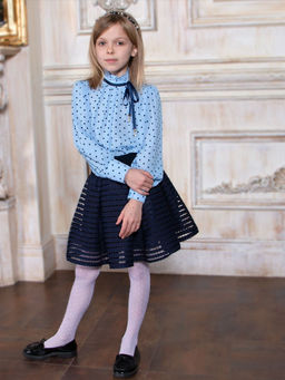 Блузка для девочки длинный рукав Соль&Перец  фото 3