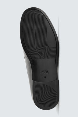 LEATHER PENNY LOAFERS - Zara фото 7