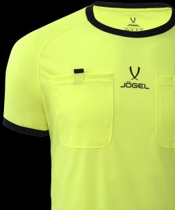 Футболка судейская JOGEL Referee tee, желтый  фото 4