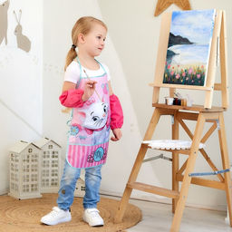 Фартук с нарукавниками детский Paris, Коты аристократы, 49×39 см