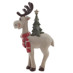 Фигурка декоративная "Олень", L8,5 W4,5 H16 см, 2в.