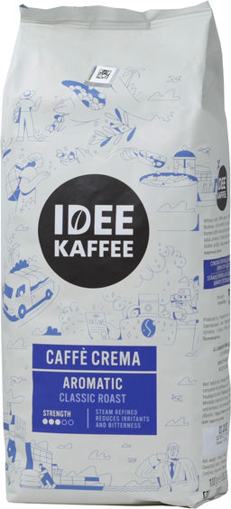 IDEE KAFFEE. Cafe Crema (зерновой) 1 кг. мягкая упаковка