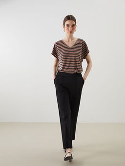 Beli Lastikli Havu? Kesim Kad?n Pantolon