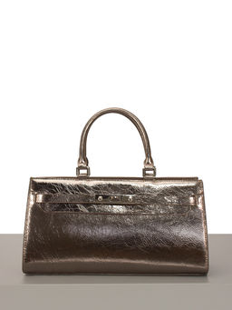 LACCOMA сумка НИ7236-бронзовый натуральная кожа хлопок