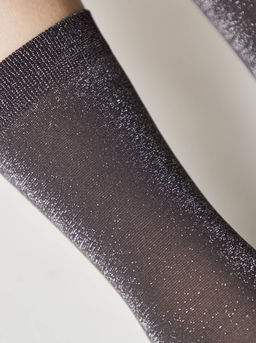Цена за 2 пары. Носки Классические CONTE Сияющие носки с люрексом grafit - Conte elegant фото 5