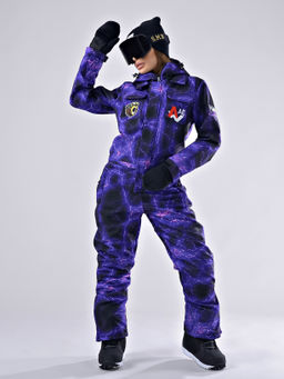 Женский зимний сноубордический комбинезон Alpha Endless 222/220518-2_013 Фиолетовый  фото 4