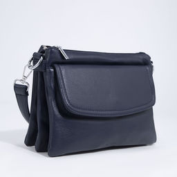 Сумка кросс-боди на молнии, цвет синий - Simaland фото 3