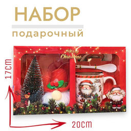 Подарочный чемоданчик Новогодний набор 5предметов - 1000 деталей фото 2