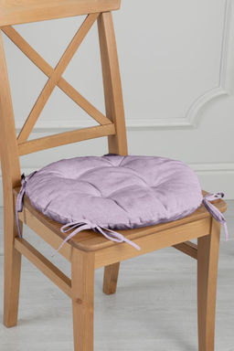 Чехол на табурет с тафтингом d40 Wenge" арт 903 рис 60008-17 Lavender
