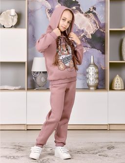 Детский костюм с начесом KETMIN ВЕЧЕРИНКА цв.Чайная Роза