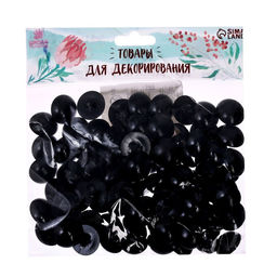 Глаза пришивные, набор 80 шт., размер: 1 шт. 1,8 см - Школа талантов фото 4