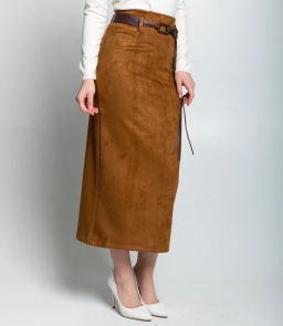 Юбка #КТ335 (1), коричневый