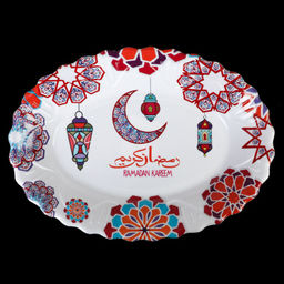 Поднос овалный 30 см / 30522 /уп 200/ мусульманский - ГалеонТрейд фото 3