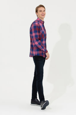 U. S. Polo Assn Мужская красная рубашка с длинным рукавом - U.s. polo assn фото 4