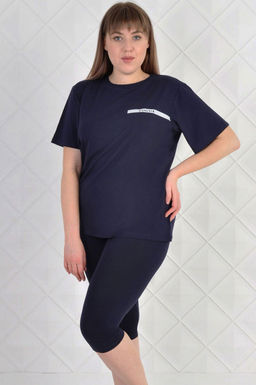 Арт. 5625 Костюм с бриджами 50-58 (5 шт) Цвет:верх-ультрамарин, низ-ультрамарин - Калинка фото 4