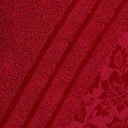 Полотенце махровое "Сильвия" 70х130см, гладкокрашенное, 375г/м2, вишневый (Россия)