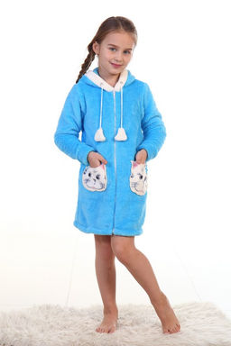 Халат подростковый 12-09б (голубой)