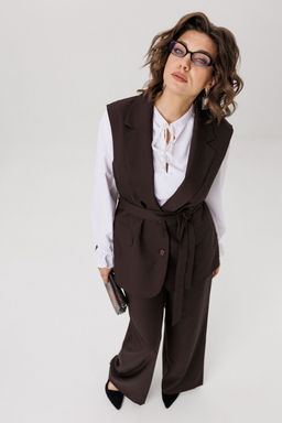 Жилет ANELLI 1502 Блестящий каштан  фото 8