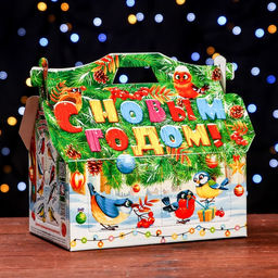 Подарочная коробка Песни зимы , КОРМУШКА, 26,4 х 14 х 18,5 см - Simaland фото 6