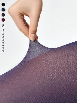 TULLE LUREX 50 (тюль с люрексом) - blu - Minimi фото 9