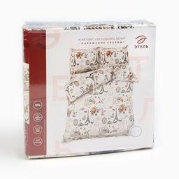 Постельное бельё Этель 1,5 сп. Парижские сезоны143х215 см, 150х214 см, 70х70 см - 2 шт., 100% хлопок, бязь 125 г/м  фото 11