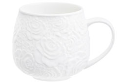 Кружка 400 мл 12,5*9,5*8,5 см Белые розы бочонок - Elan gallery фото 10