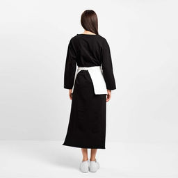 Юбка баска женская MIST, размер 46-48 (L-XL), цвет молочный