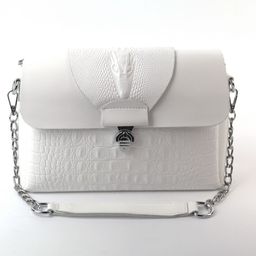 Женская кожаная сумка J005-220 Вайт - Sergio valentini фото 2