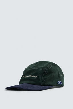 GORRA VISOR PLANO PANA FORD / Verde - Zara фото 3