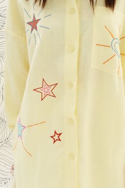 Блузка изо льна с вискозой - Elletto фото 9