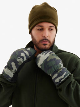 Варежки зимние мужские, размер 25 см, хаки