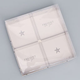 Цена за 5 шт. Коробка кондитерская для муссовых пирожных «Present for you», 17.8 х 17.8 х 6.5 см