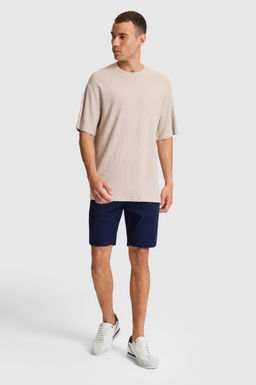 Erkek Ta_ Comfort Fit Bisiklet Yaka Ti__rt
