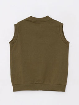 Dik Yaka Erkek Bebek Yelek - Waikiki фото 2