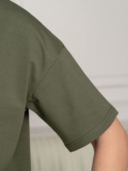 Футболка унисекс Оверсайз, цв. Хаки