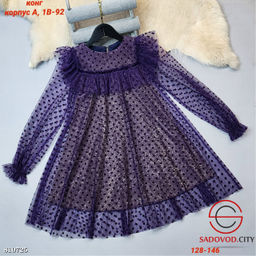 Платье для девочки с принтом