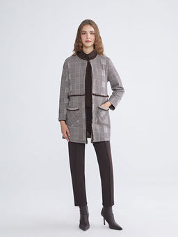 Bisiklet Yaka Desenli Kad?n H?rka