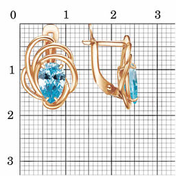 СЕРЬГИ 34815235Ак - Красная пресня фото 2