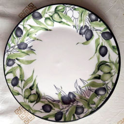 Тарелка десертная Оливки 20 см /МФК/  фото 11